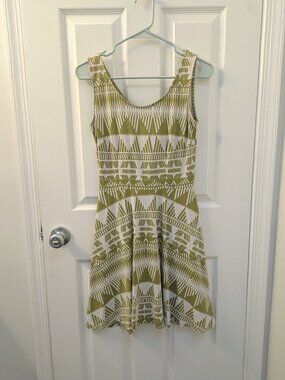 New York and Company printed sleeveless dress XS